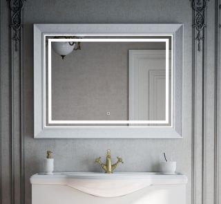 Зеркало Corozo Классика 105 см белый SD-00000268 без подсветки